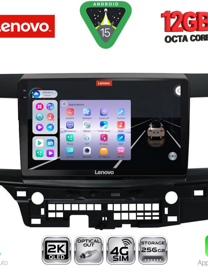 LENOVO SSZ 12434_CPA (10inc) MULTIMEDIA TABLET for MITSUBISHI LANCER mod. 2008-2017