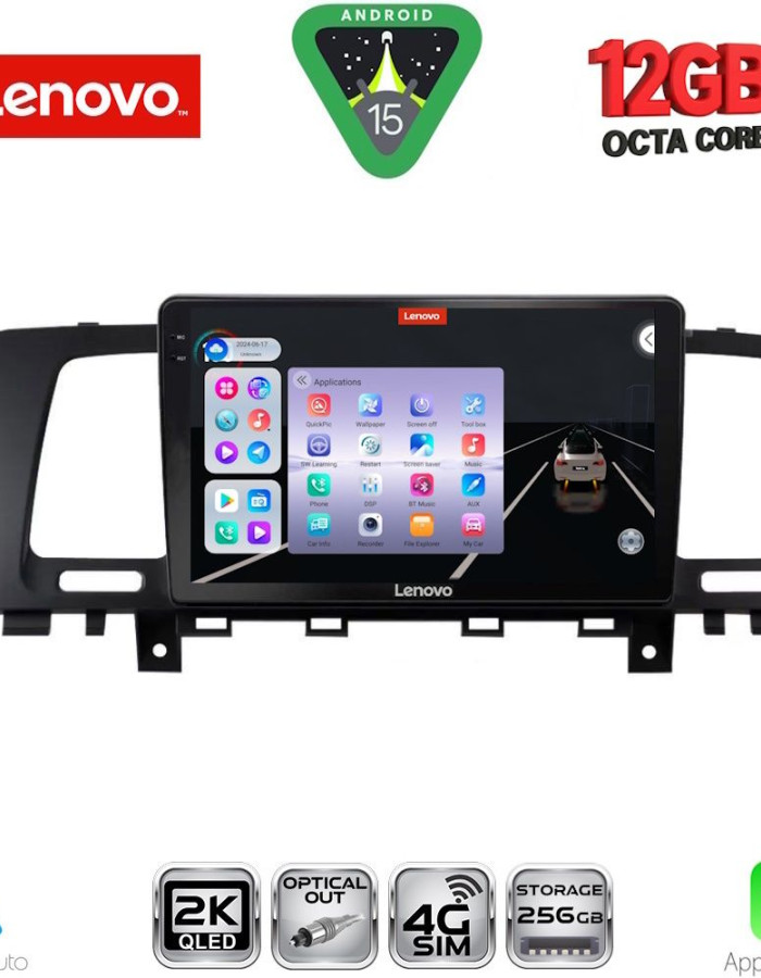 LENOVO SSZ 12462_CPA (9inc) MULTIMEDIA TABLET for NISSAN MURANO mod. 2007-2014