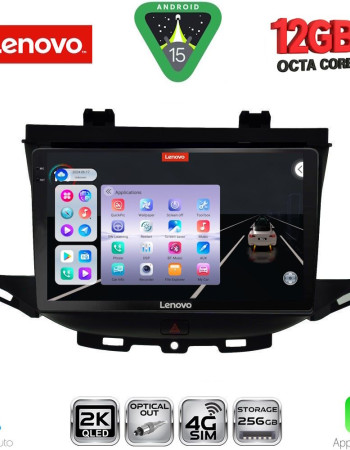 LENOVO SSZ 12483_CPA (9inc) MULTIMEDIA TABLET for OPEL ASTRA K mod. 2015-2022
