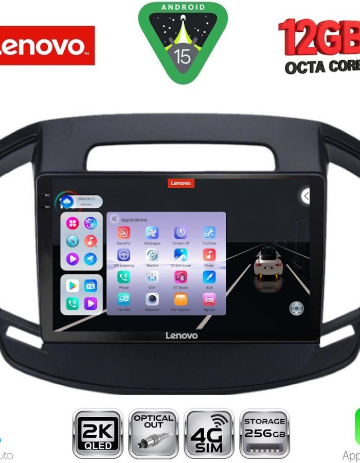 LENOVO SSZ 12492_CPA (9inc) MULTIMEDIA TABLET for OPEL INSIGNIA  mod.2014-2017