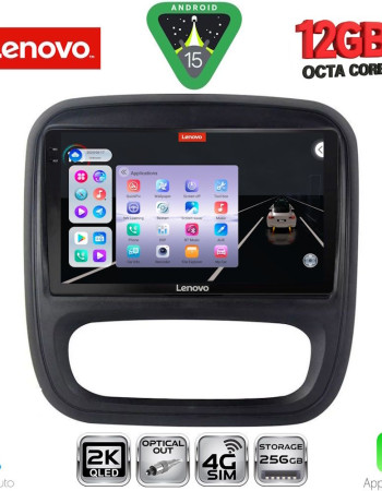 LENOVO SSZ 12499_CPA (9inc) MULTIMEDIA TABLET for OPEL VIVARO – RENAULT TRAFIC – FIAT TALENDO – NISSAN NV 300 mod. 2014-2019