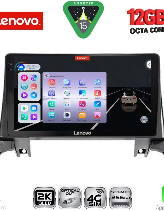 LENOVO SSZ 12519_CPA (9inc) MULTIMEDIA TABLET for PEUGEOT 3008 - 5008 mod. 2016-2024