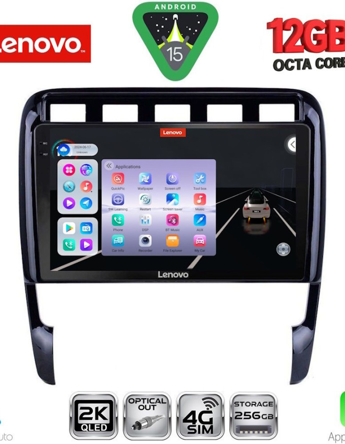 LENOVO SSZ 12535_CPA (9inc) MULTIMEDIA TABLET for PORSCHE CAYENNE mod. 2002-2011