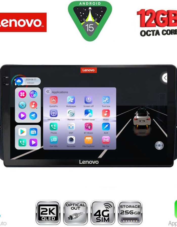 LENOVO SSZ 12571_CPA (9inc) MULTIMEDIA TABLET for SEAT IBIZA mod. 2008-2015