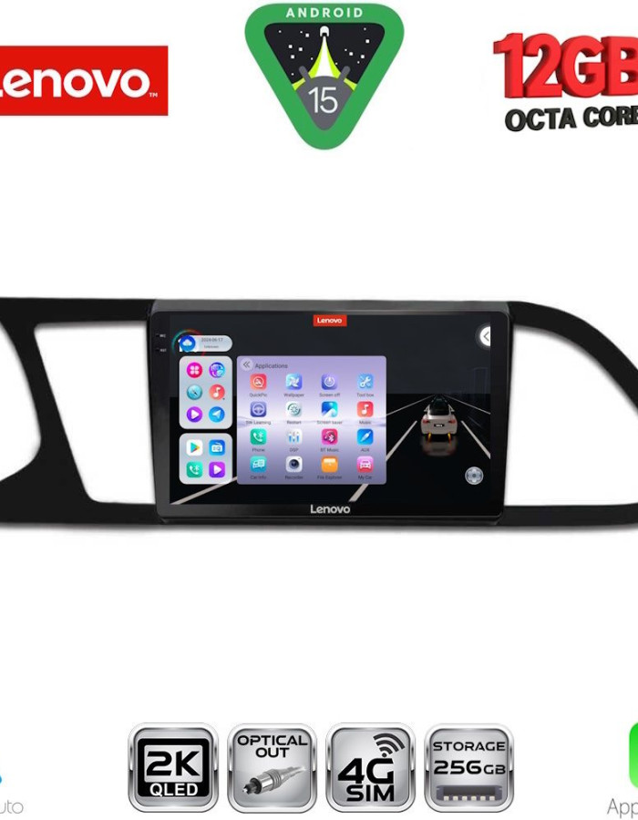 LENOVO SSZ 12575_CPA (9inc) MULTIMEDIA TABLET for SEAT LEON mod. 2012-2021