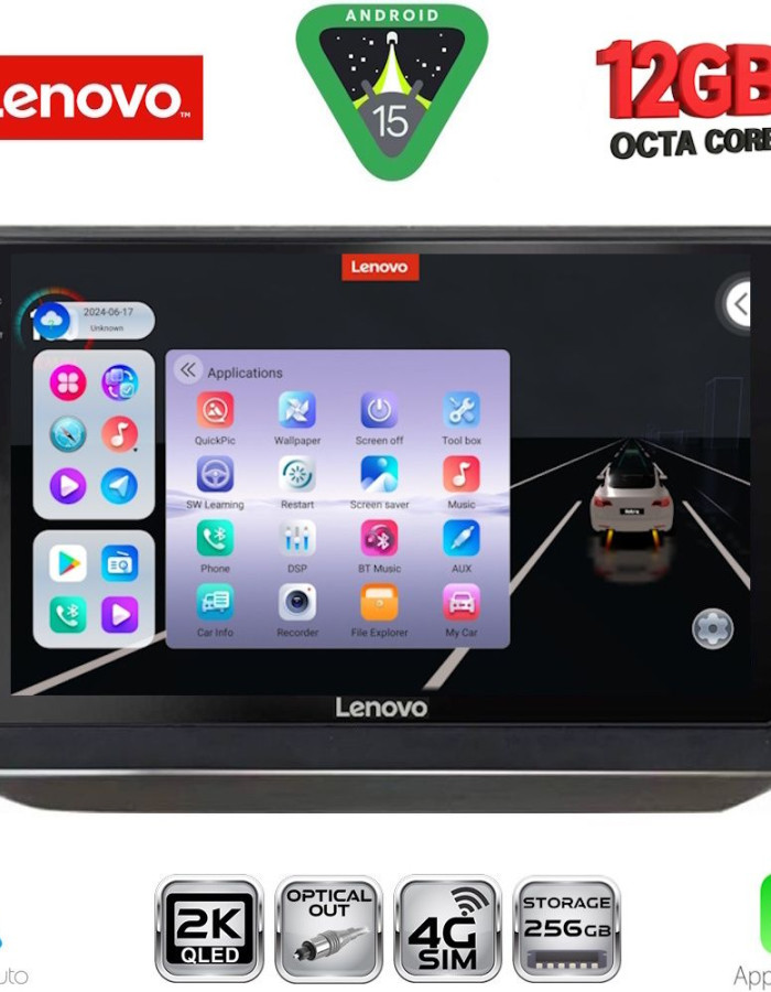 LENOVO SSZ 12581_CPA (10inc) MULTIMEDIA TABLET for SKODA FABIA mod. 2008-2014