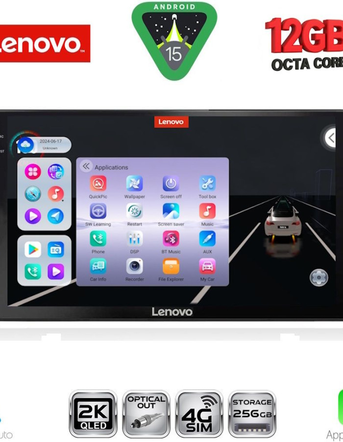 LENOVO SSZ 12584_CPA (10inc) MULTIMEDIA TABLET for SKODA KAROQ - KODIAQ mod. 2016-2024
