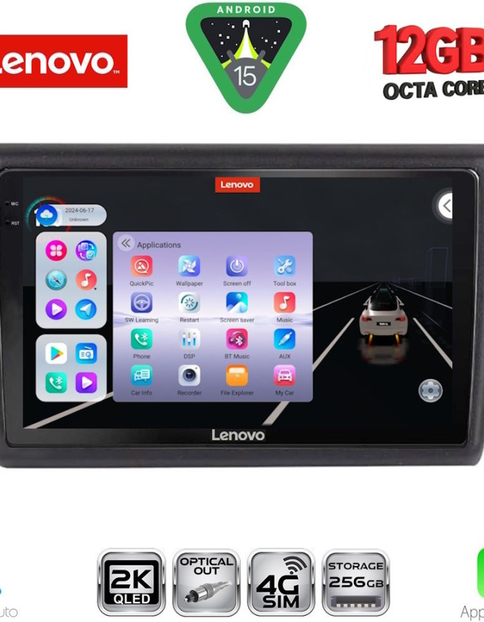 LENOVO SSZ 12600_CPA (9inc) MULTIMEDIA TABLET for SKODA RAPID SPACEBACK mod. 2014-2019
