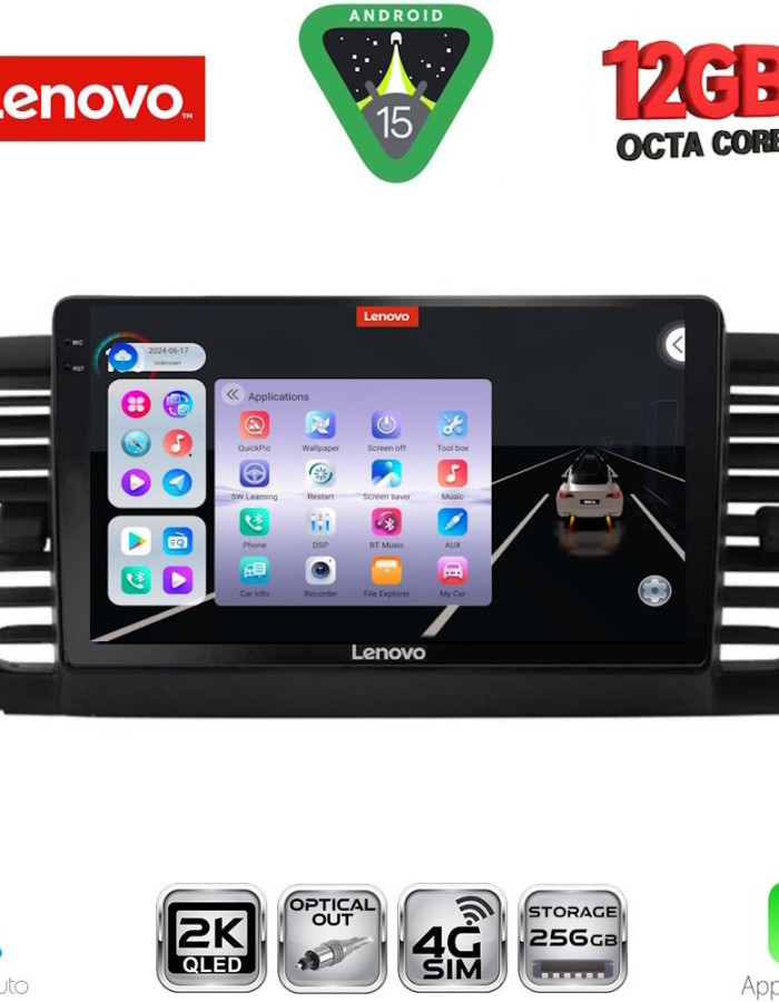 LENOVO SSZ 12665_CPA (9inc) MULTIMEDIA TABLET for SUBARU LEGACY - OUTBACK mod. 2002-2008