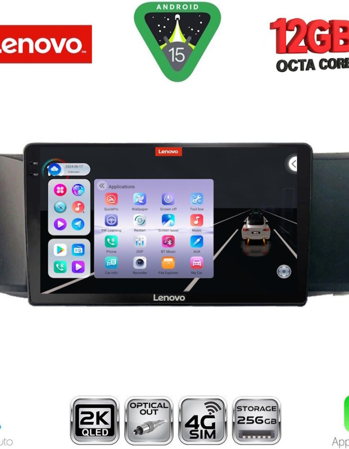 LENOVO SSZ 12669_CPA (9inc) MULTIMEDIA TABLET for TOYOTA GT86 - SUBARU BRZ mod. 2012-2026