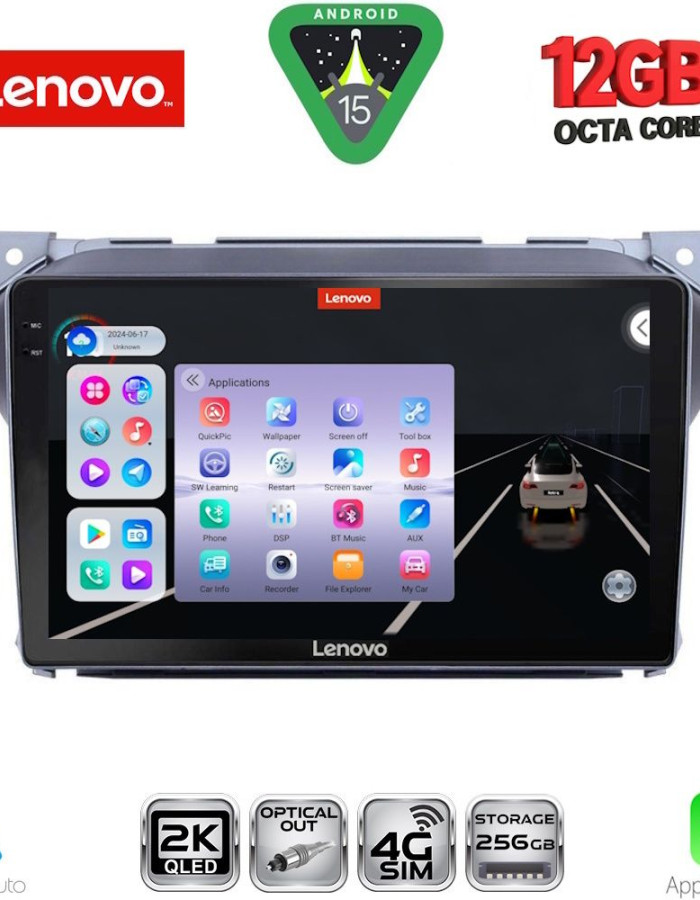 LENOVO SSZ 12670_CPA (9inc) MULTIMEDIA TABLET for SUZUKI ALTO - NISSAN PIXO mod. 2009-2014