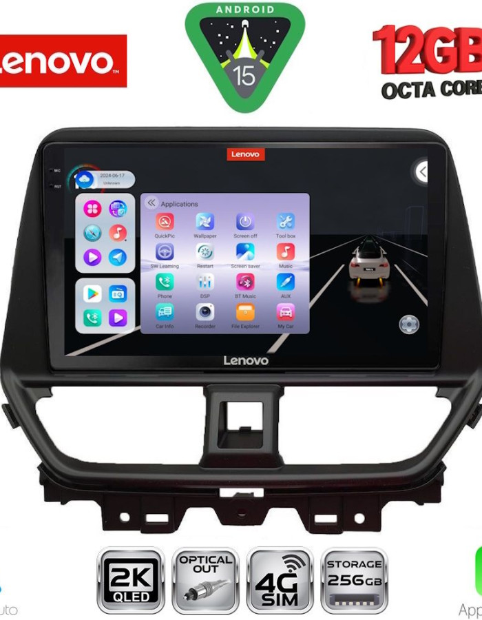 LENOVO SSZ 12673_CPA (9inc) MULTIMEDIA TABLET for SUZUKI BALENO mod. 2022-2026