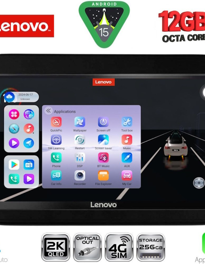 LENOVO SSZ 12676_CPA (9inc) MULTIMEDIA TABLET for SUZUKI IGNIS mod. 2016-2026