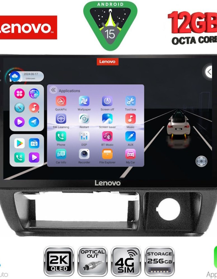 LENOVO SSZ 12677_CPA (9inc) MULTIMEDIA TABLET for SUZUKI JIMNY mod. 1998-2005