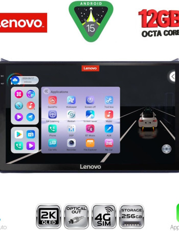 LENOVO SSZ 12682_CPA (9inc) MULTIMEDIA TABLET for OPEL AGILA - SUZUKI SPLASH mod. 2008-2018