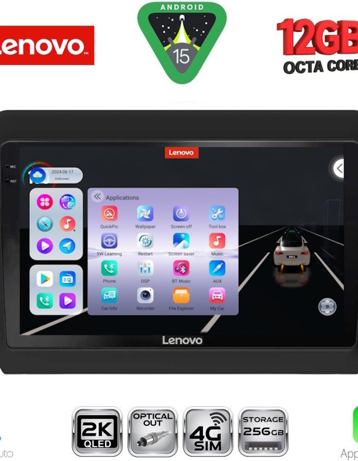LENOVO SSZ 12686_CPA (9inc) MULTIMEDIA TABLET for SUZUKI SWIFT mod. 2017-2026