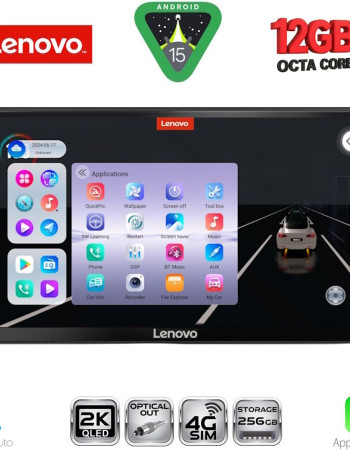 LENOVO SSZ 12704BL_CPA (9inc) MULTIMEDIA TABLET for TOYOTA AVENSIS (T25) mod. 2003-2009 (BLACK)