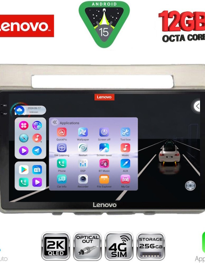 LENOVO SSZ 12711B_CPA (9inc) MULTIMEDIA TABLET for TOYOTA COROLLA VERSO mod. 2004-2009