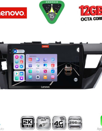 LENOVO SSZ 12714SM_CPA (10inc) MULTIMEDIA TABLET for TOYOTA COROLLA mod. 2013-2016