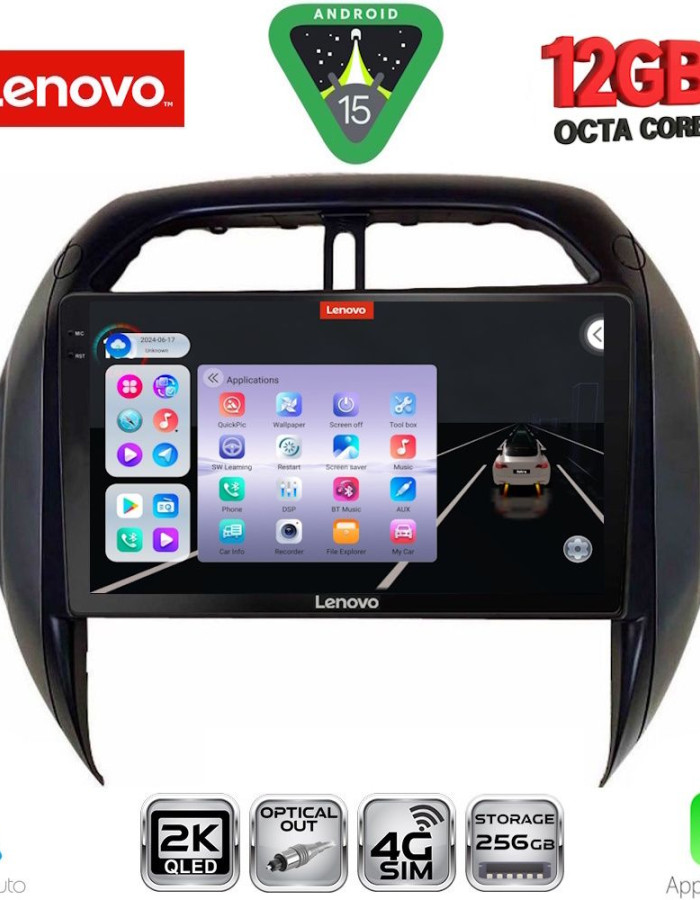 LENOVO SSZ 12730_CPA CLIMA (9inc) MULTIMEDIA TABLET for TOYOTA RAV 4 mod. 2000-2006