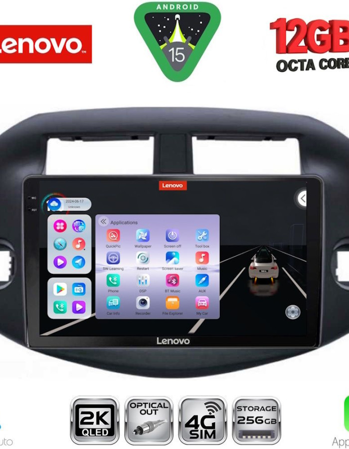 LENOVO SSZ 12732_CPA (10inc) MULTIMEDIA TABLET for TOYOTA RAV 4 mod. 2006-2012