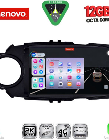 LENOVO SSZ 12737FL_CPA (9inc) MULTIMEDIA TABLET for TOYOTA YARIS mod. 2015-2020