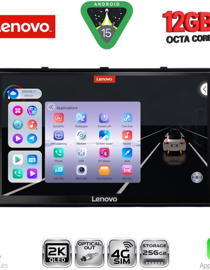 LENOVO SSZ 12758_CPA (9inc) MULTIMEDIA TABLET for VW POLO – TROC – TCROSS mod. 2017-2026