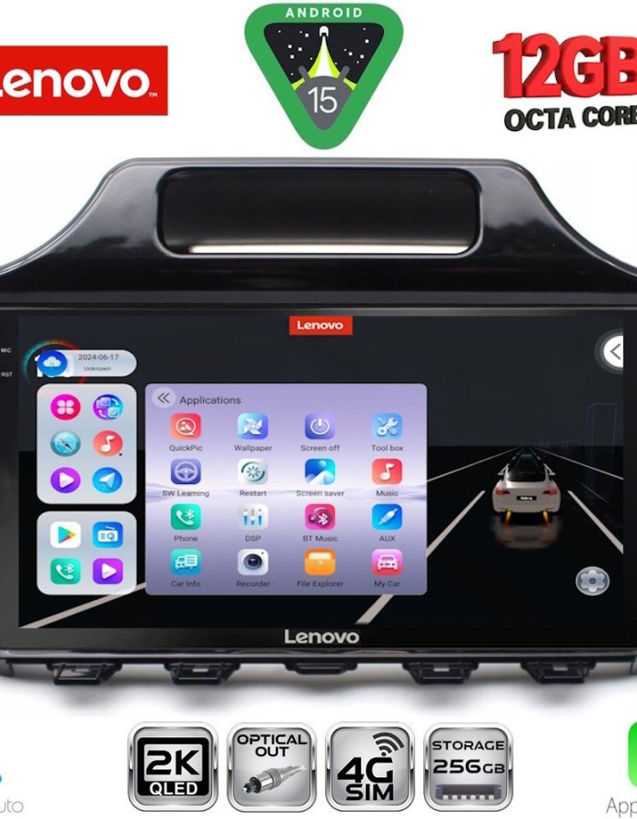 LENOVO SSZ 12779_CPA (9inc) MULTIMEDIA TABLET for TOYOTA IQ mod. 2008-2015 with ORIG. NAVI