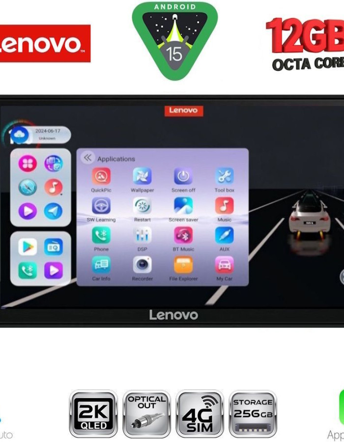 LENOVO SSZ 999_CPA (7inc - DECK) MULTITASKING UI with 4G SIM MULTIMEDIA 2DIN