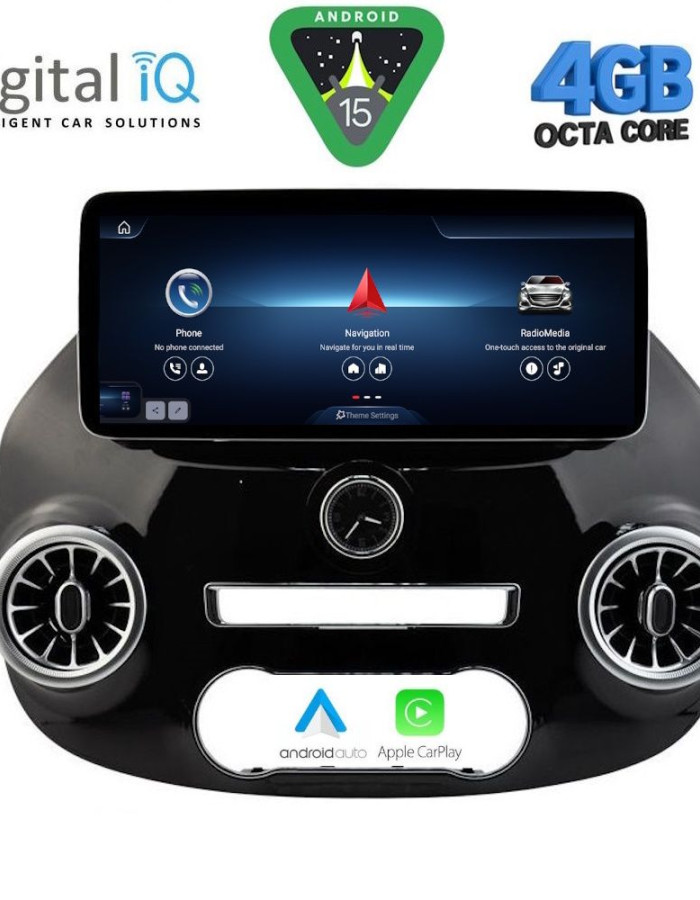 DIGITAL IQ TOP 15994_CPA (12.3inc) MULTIMEDIA SYSTEM for MERCEDES VITO - VIANO mod. 2015-2024