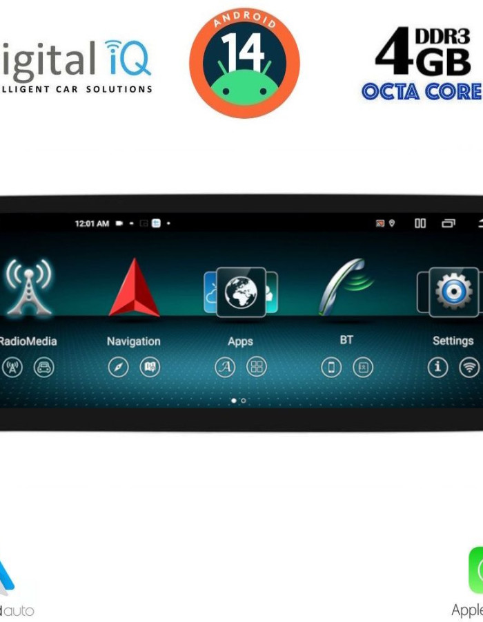 DIGITAL IQ TOP 15998A_CPA (10.25inc) (NTG 4.5) MULTIMEDIA SYSTEM for MERCEDES G (W463) mod. 2012-2016