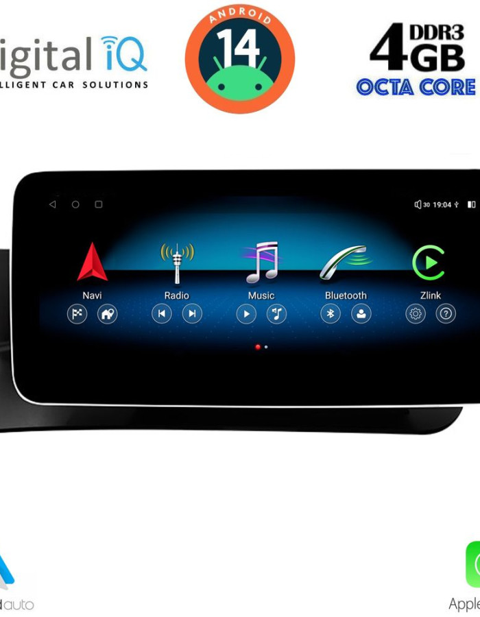 DIGITAL IQ TPK 16985_CPA (10.25'') MULTIMEDIA SYSTEM for MERCEDES C (W204) mod. 2011-2014