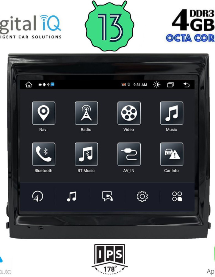 DIGITAL IQ TOP 632_CPA (8.4inc) (PCM 4) MULTIMEDIA SYSTEM for PORSCHE CAYENNE mod. 2016-2017