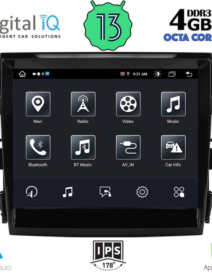 DIGITAL IQ TOP 641_CPA (8.4inc) (PCM 3.1) MULTIMEDIA SYSTEM for PORSCHE PANAMERA mod. 2010-2016