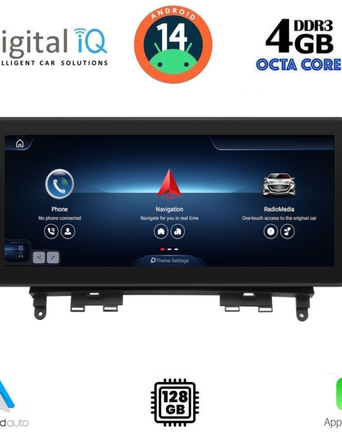 DIGITAL IQ TPG 15984_CPA (10.25'') MULTIMEDIA SYSTEM for MERCEDES C (W204) mod. 2007-2011 (NTG 4.0)