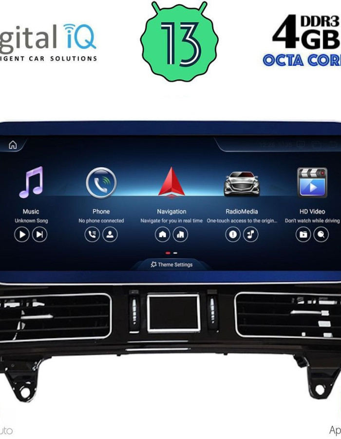 DIGITAL IQ TPG 15989_CPA (12.3inc) (NTG 5.0) MULTIMEDIA SYSTEM for MERCEDES GLE mod. 2015-2019