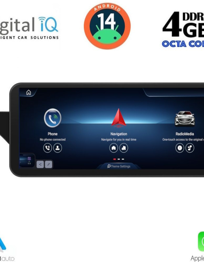 DIGITAL IQ TPG 15996_CPA (10.25inc) (NTG 4.5) MULTIMEDIA SYSTEM for MERCEDES GLK (X204) mod. 2013-2016