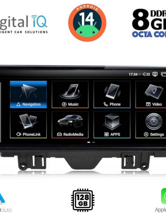 DIGITAL IQ TPK 17922_CPA (12.3inc) MULTIMEDIA SYSTEM for AUDI Q3 mod. 2011-2019 (High version)