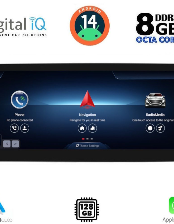 DIGITAL IQ TPK 17980_CPA (12.3'') MULTIMEDIA SYSTEM for MERCEDES A – CLA – GLA mod. 2012-2015 (NTG 4.5)