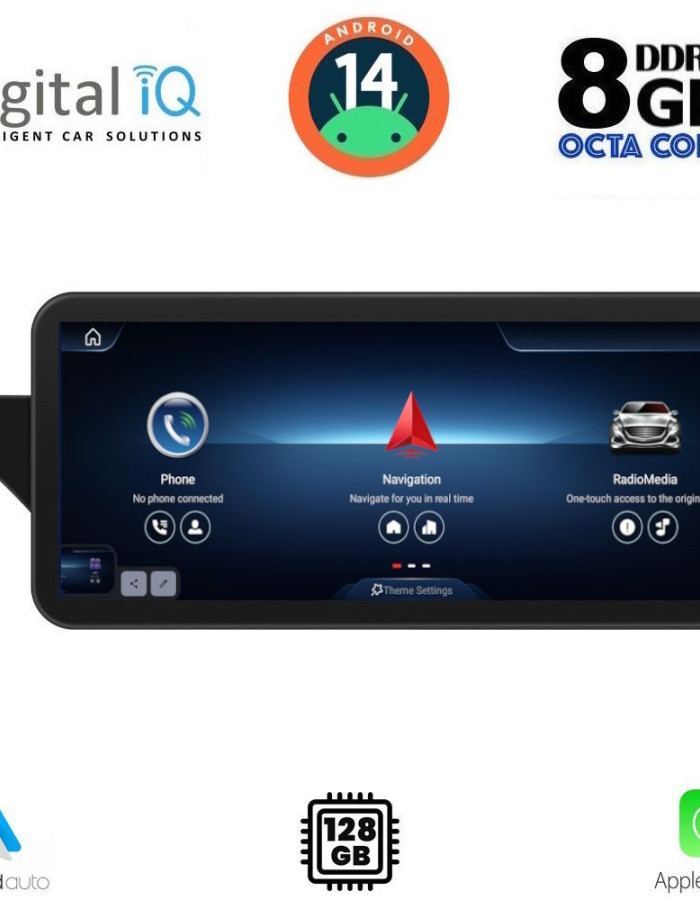 DIGITAL IQ TPK 17995_CPA (12.3inc) (NTG 4.0) MULTIMEDIA SYSTEM for MERCEDES GLK (X204) mod. 2008-2012