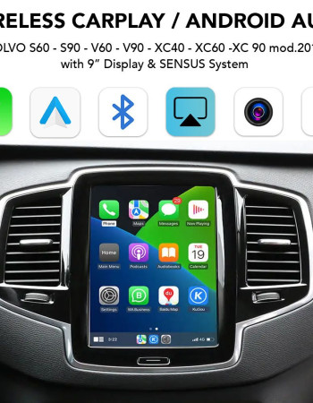 DIGITAL IQ VL 510F CPA (WIRELESS CARPLAY / ANDROID AUTO BOX for VOLVO V90 – S90 – XC40 - XC60 -XC90 mod. 2017-2022 for 9" Display)