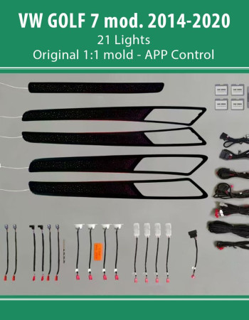 DIQ AMBIENT VW DZ06H mod. 2013-2021 (Digital iQ Ambient Light VW GOLF 7 mod. 2013-2021 with 21 Lights)