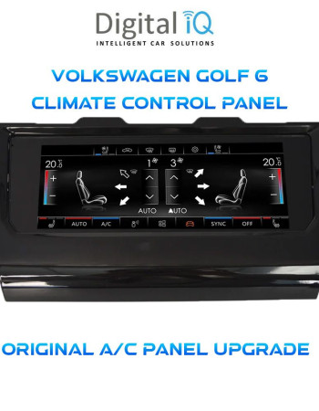 DIGITAL IQ CCP 746_CP (6.9") (PQ) CLIMATE CONTROL PANEL for VW GOLF 6 mod. 2008-2013