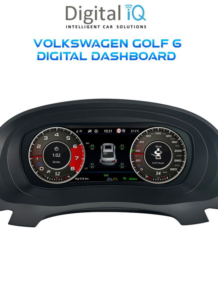 DIGITAL IQ DDD 746_DC (12.5") DIGITAL CLUSTER for VW GOLF 6 mod. 2008-2013