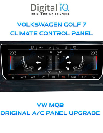 DIGITAL IQ CCP 747_CP (6.9") (MQB) CLIMATE CONTROL PANEL for VW GOLF 7 mod. 2013-2020