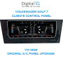 DIGITAL IQ CCP 747_CP (6.9") (MQB) CLIMATE CONTROL PANEL for VW GOLF 7 mod. 2013-2020
