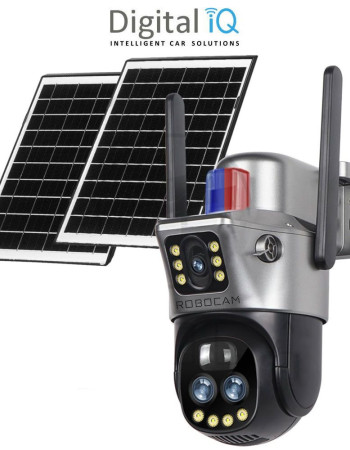 DIGITAL IQ ROBOCAM CS3U SECURITY CAMERA (PTZ, 4G, DUAL SOLAR PANEL, 8MP, 10X)